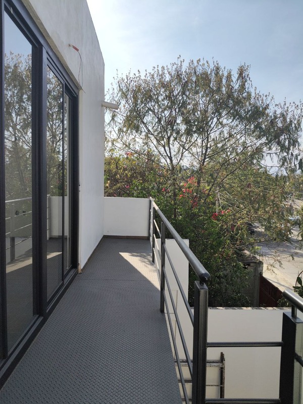 Balcony of Santa Rosa Bugambilias house for sale in Oaxaca, Mexico