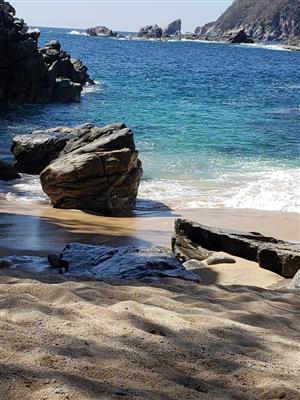 Playa La Boquilla oceanfront land for sale Oaxaca Pacific coast Mexico